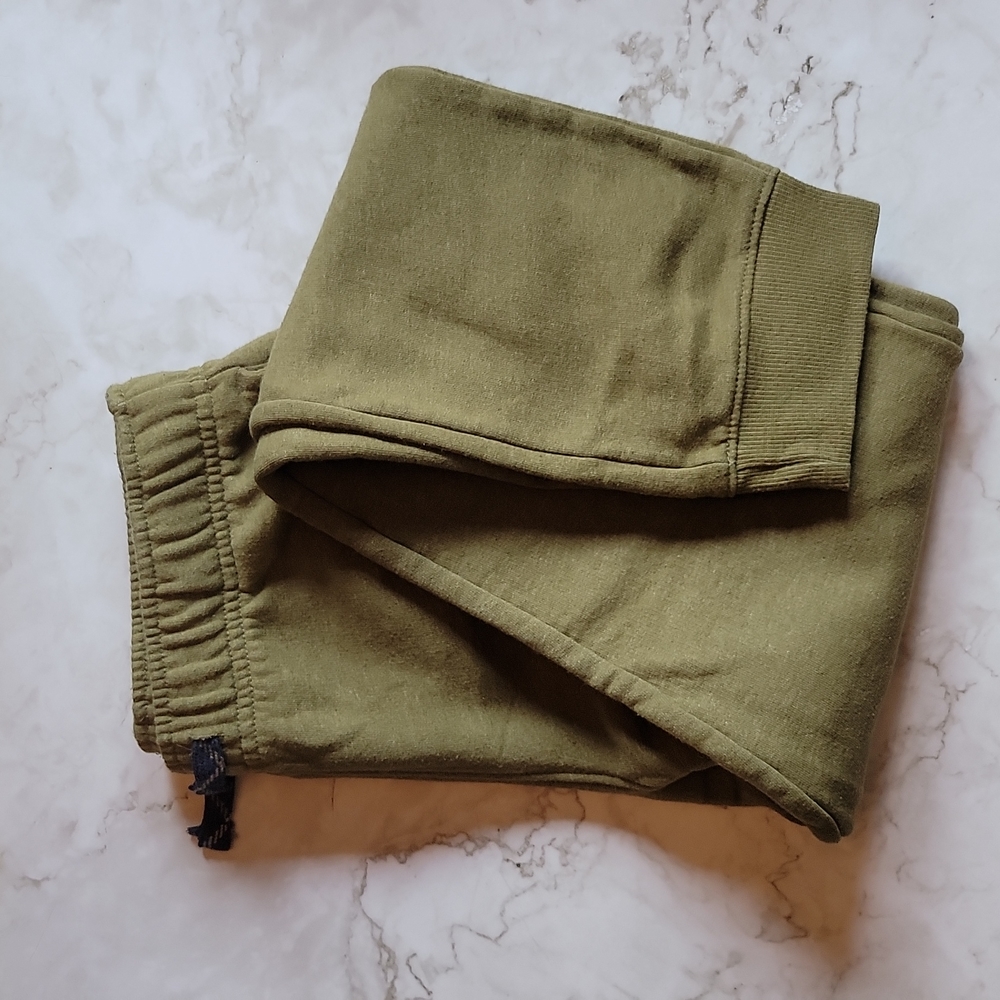 Cat & Jack Boys Large Sweatpants Olive Green